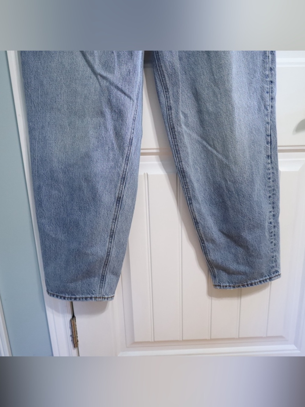 Aritzia Denim Forum The Luanne High Rise Tapered 30L Light Wash Women’s Size 29 - Picture 3 of 11